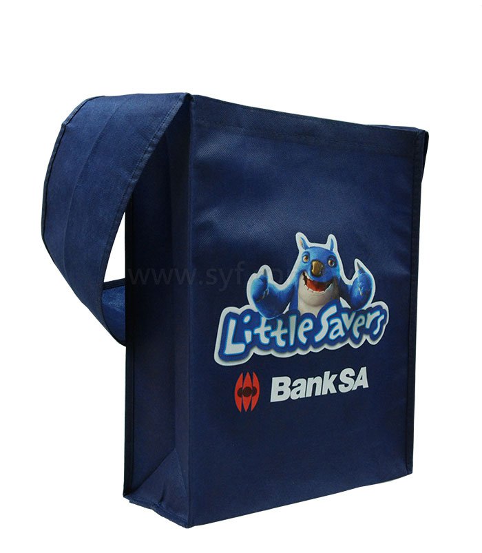 不織布環保袋-單面彩色熱轉印-多款不織布印刷推薦-加魔鬼氈客製環保手提包