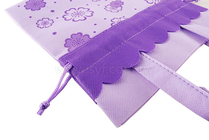 單色印刷束口袋-不織布材質加提袋束口包-可加LOGO客製化印刷