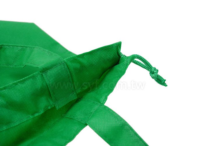 單色印刷束口袋-不織布材質加提袋束口包-可加LOGO客製化印刷