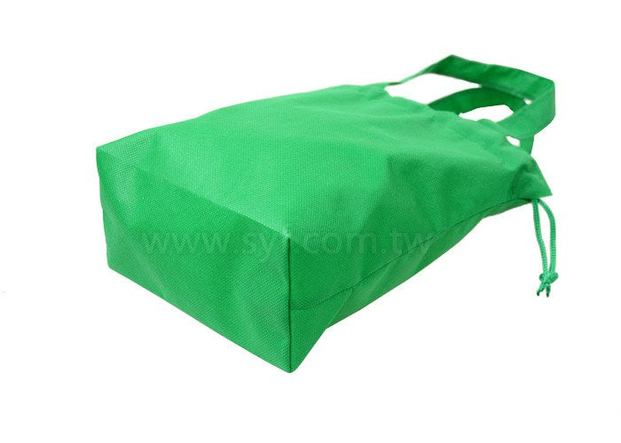 單色印刷束口袋-不織布材質加提袋束口包-可加LOGO客製化印刷