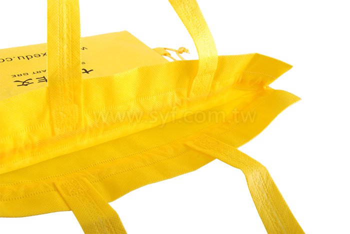 雙色印刷束口袋-不織布材質加提帶背帶後背包-可加LOGO客製化印刷