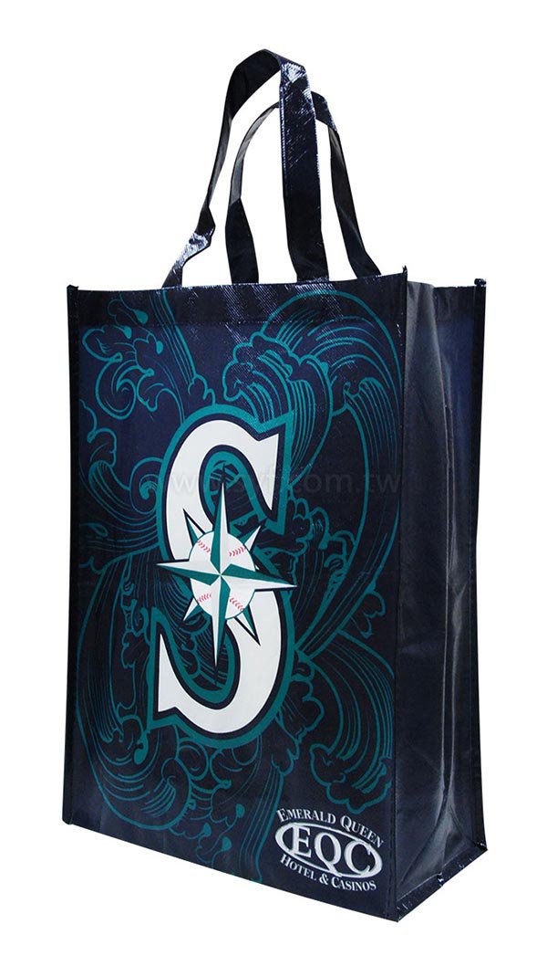 不織布覆膜袋(亮膜)80g-有底有側-雙面三色