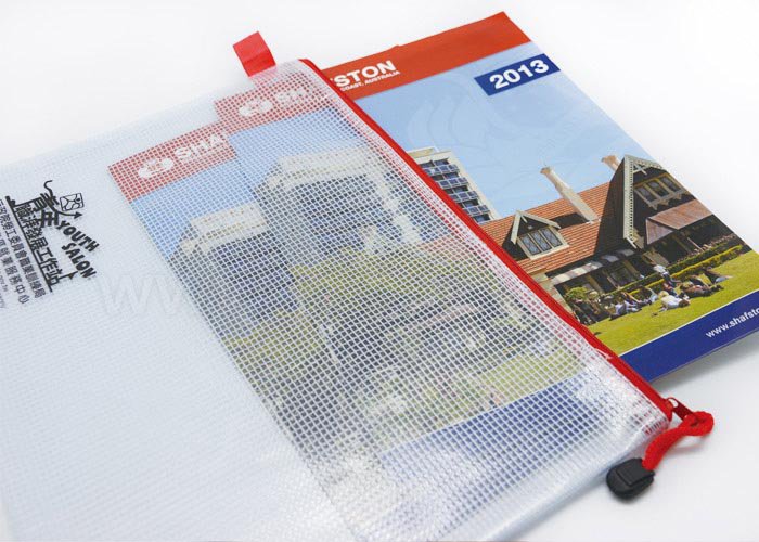 拉鍊袋-PVC網格-單面單色印刷