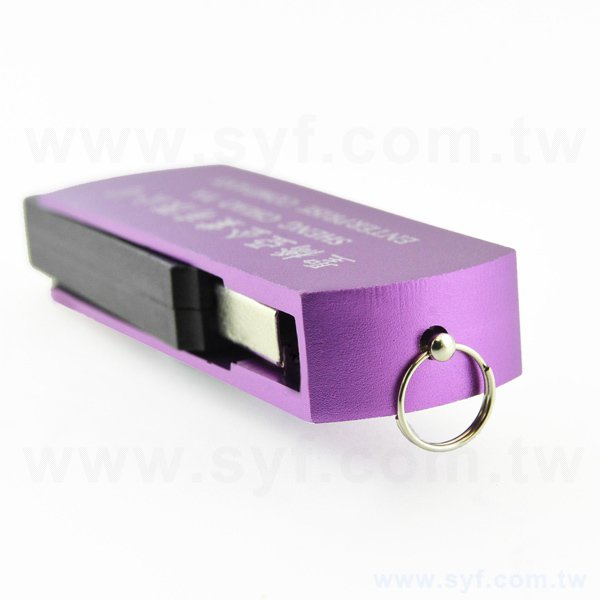 隨身碟-造型禮贈品-旋轉金屬USB隨身碟-客製隨身碟容量-工廠客製化印刷推薦禮品