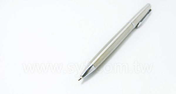 簡約時尚禮品筆-旋轉式廣告金屬筆-可客製化加印LOGO