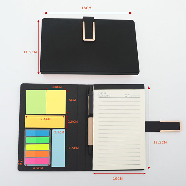 4合1高質感兩折磁吸便利貼套組