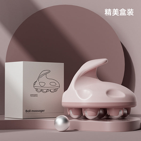 滾珠揉腹部按摩器