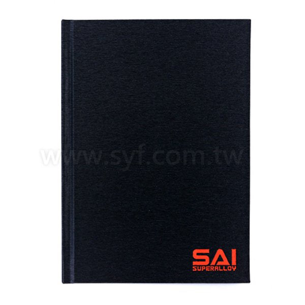 紳士品味筆記本-精裝柔紋紙封面記事本-可訂製內頁及客製化加印LOGO