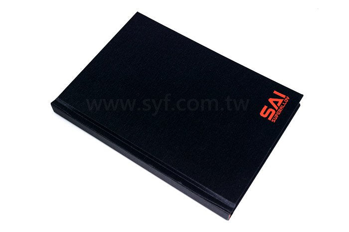 紳士品味筆記本-精裝柔紋紙封面記事本-可訂製內頁及客製化加印LOGO