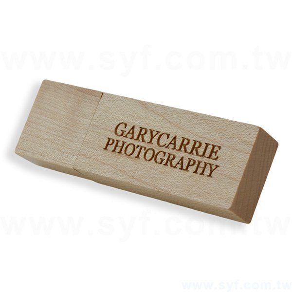 環保隨身碟-原木禮贈品USB-帽蓋木質隨身碟-客製隨身碟容量-採購訂製印刷推薦禮品