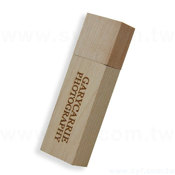 環保隨身碟-原木禮贈品USB-帽蓋木質隨身碟-客製隨身碟容量-採購訂製印刷推薦禮品