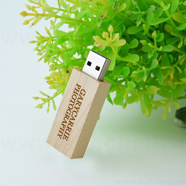 環保隨身碟-原木禮贈品USB-帽蓋木質隨身碟-客製隨身碟容量-採購訂製印刷推薦禮品