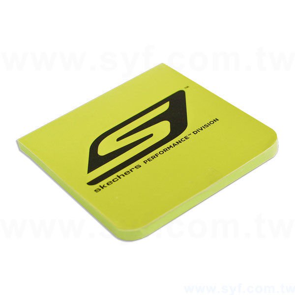 方形封卡便利貼-50張N次貼單色印刷-封面單面雙色上亮膜-導圓角