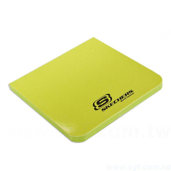 方形封卡便利貼-50張N次貼單色印刷-封面單面雙色上亮膜-導圓角