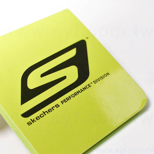 方形封卡便利貼-50張N次貼單色印刷-封面單面雙色上亮膜-導圓角