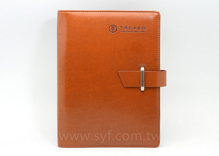 尊爵品味工商日誌-插扣式活頁筆記本-客製化LOGO