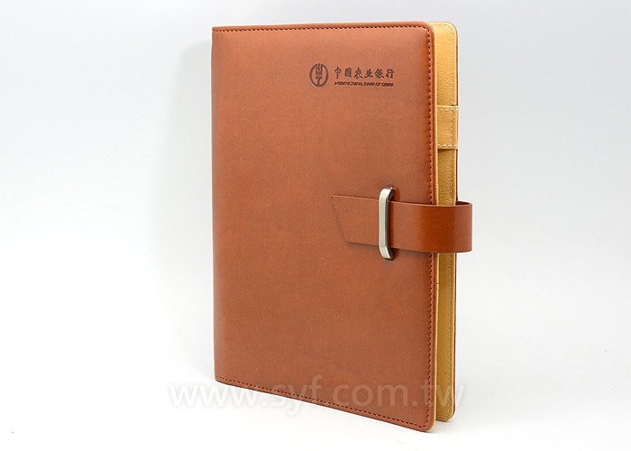 尊爵品味工商日誌-插扣式活頁筆記本-客製化LOGO