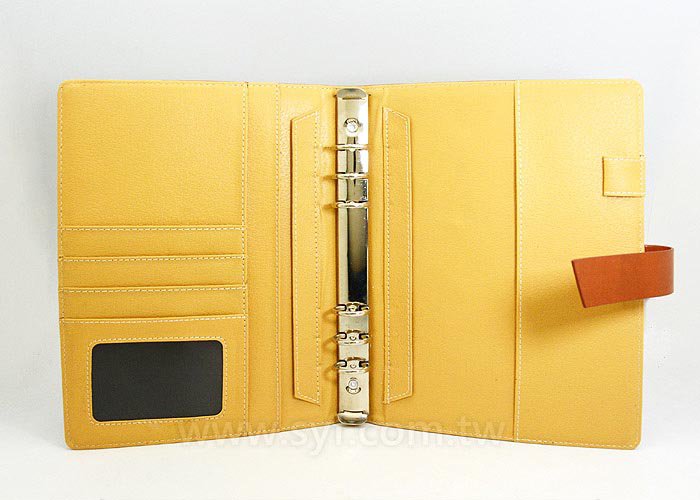 尊爵品味工商日誌-插扣式活頁筆記本-客製化LOGO