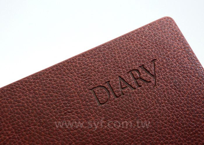 經典荔枝紋工商日誌-抽取式活頁筆記本-可訂製內頁及客製化加印LOGO