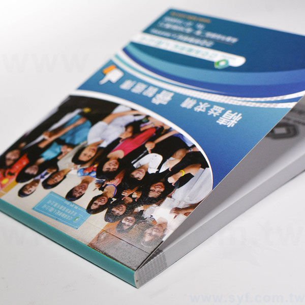 封卡便條紙-內頁50張單面單色印刷-封面單面彩色印刷上亮膜