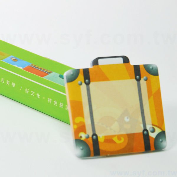 造型封卡便利貼-N次貼內頁可印刷-封面單面彩色上霧膜-斬造型