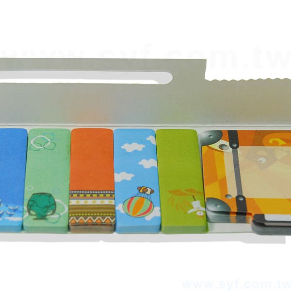 造型封卡便利貼-N次貼內頁可印刷-封面單面彩色上霧膜-斬造型