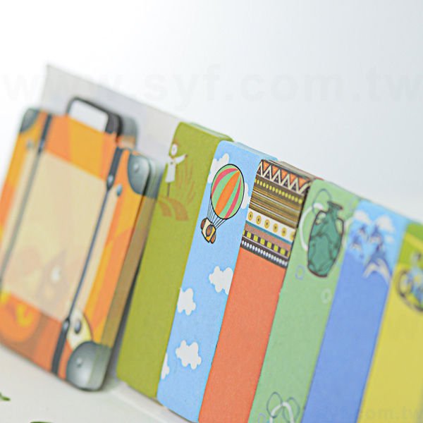 造型封卡便利貼-N次貼內頁可印刷-封面單面彩色上霧膜-斬造型