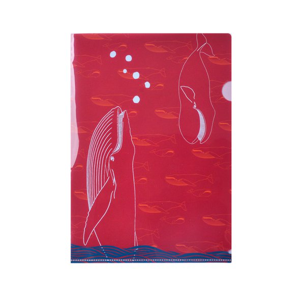 A4單層L夾彩色印刷全白墨-PP材質L型資料夾