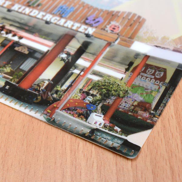 A4單層L夾-加名片袋局部白墨