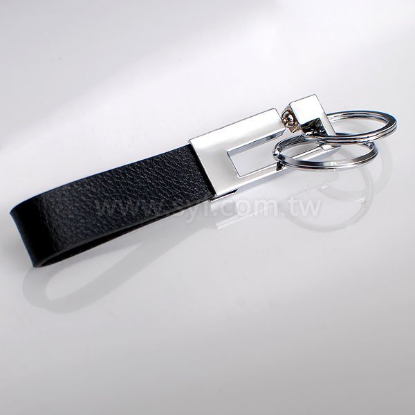 金屬皮革鑰匙圈