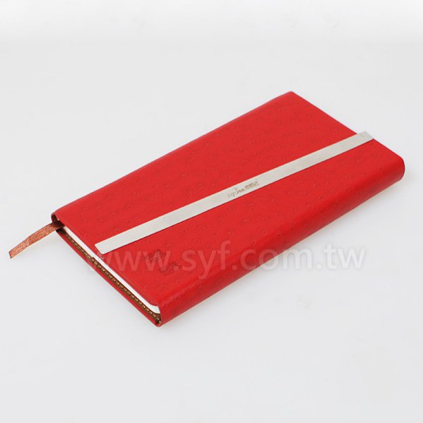 時尚皮紋工商日誌-三折式磁扣平裝萬用手冊-可訂製內頁及客製化加印LOGO