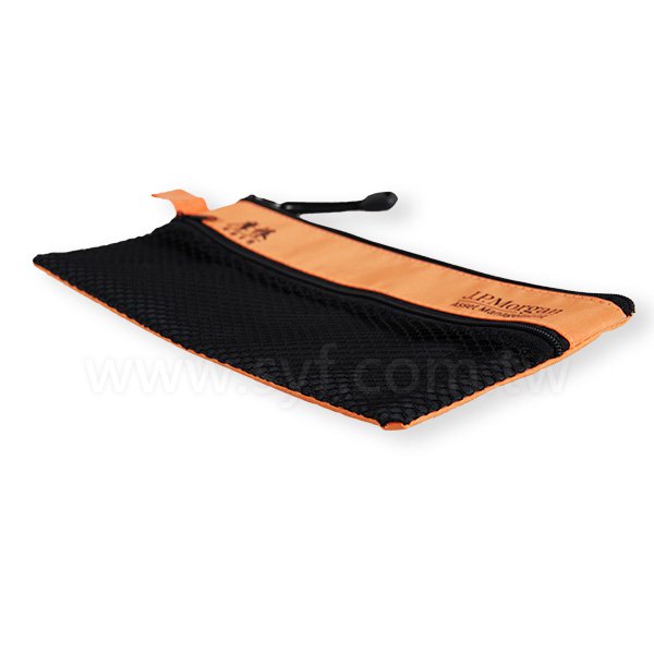 雙層拉鍊袋-特多龍材質加網格-單面單色印刷