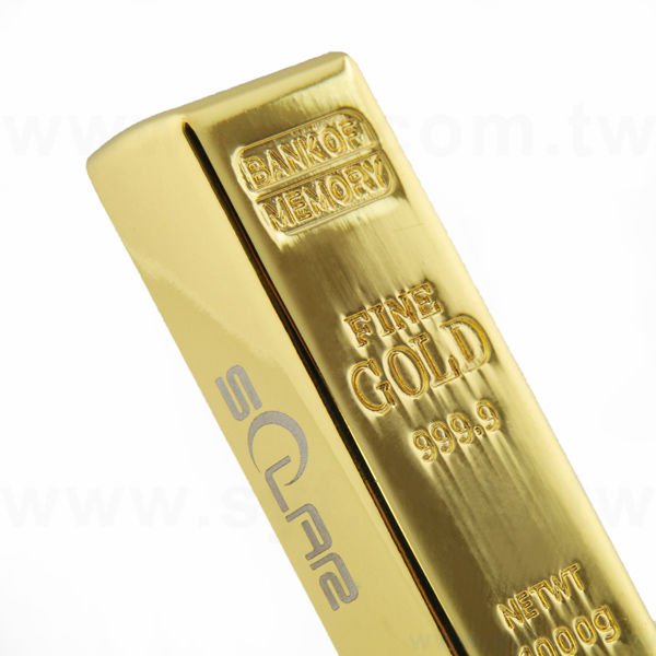 隨身碟-造型禮贈品-金磚金屬USB隨身碟-客製隨身碟容量-採購製作推薦禮品