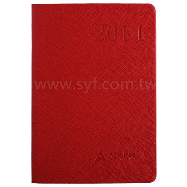 精緻高雅工商日誌-翻開式平裝萬用手冊-可訂製內頁及客製化加印LOGO