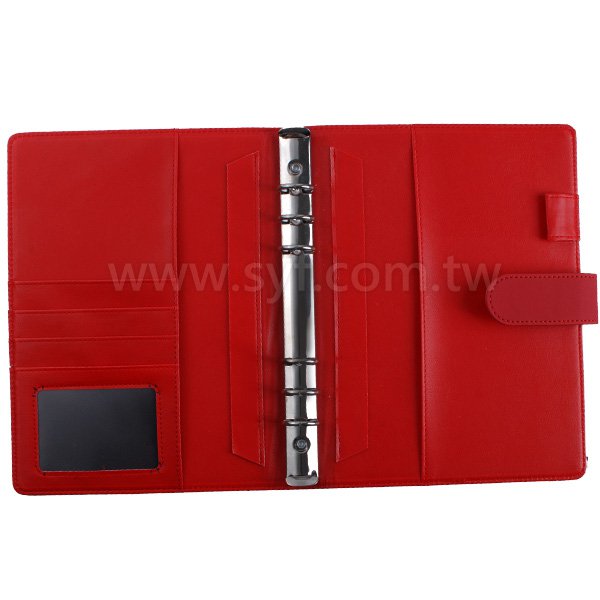 時尚簡約工商日誌-磁扣式活頁筆記本-可訂製內頁及客製化加印LOGO