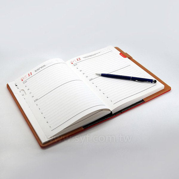 時尚簡約工商日誌-翻開式活頁筆記本-可訂製內頁及客製化加印LOGO