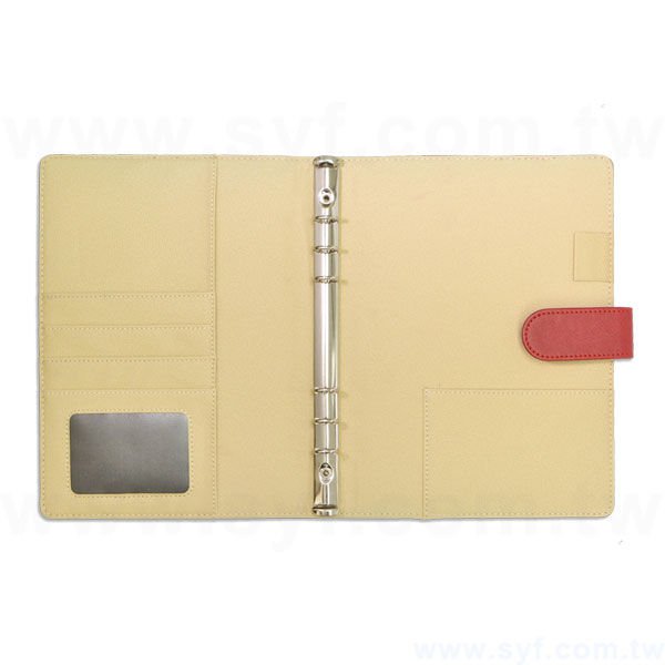 時尚優雅工商日誌-磁扣式活頁筆記本-可訂製內頁及客製化加印LOGO