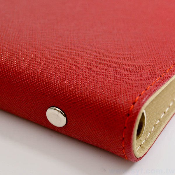 時尚優雅工商日誌-磁扣式活頁筆記本-可訂製內頁及客製化加印LOGO