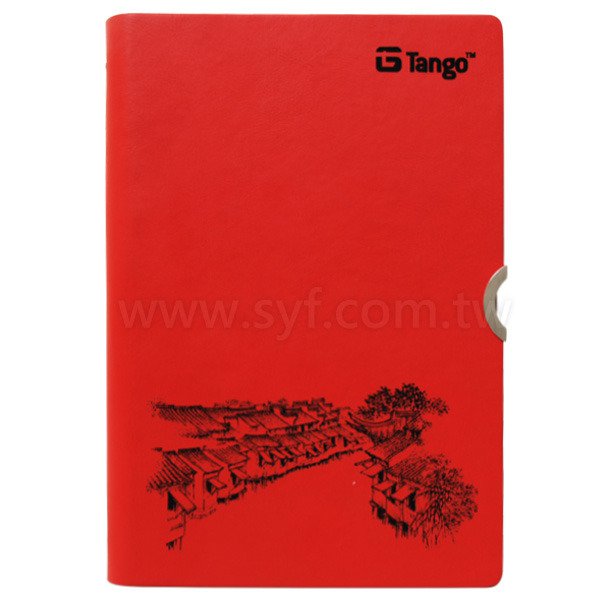 創意古典工商日誌-PU皮革活頁筆記本-客製化LOGO