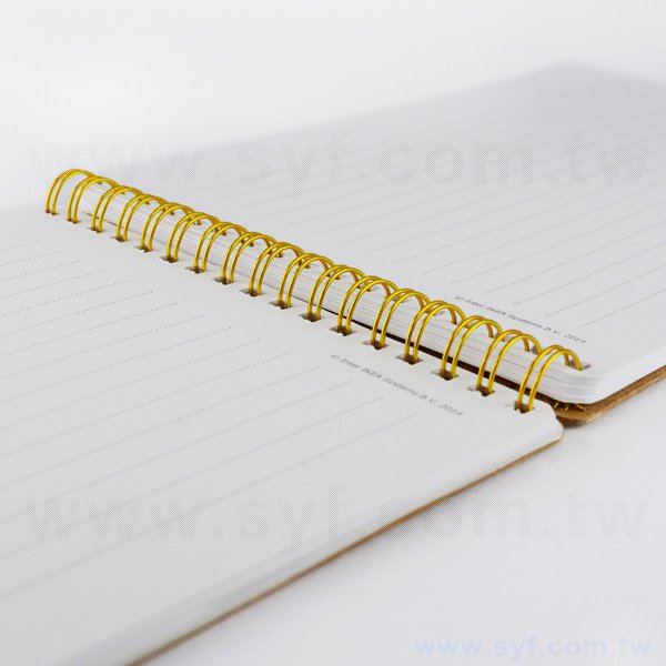 極簡時尚環裝筆記本-牛皮紙封面線圈記事本-可訂製內頁及客製化加印LOGO-IKEA