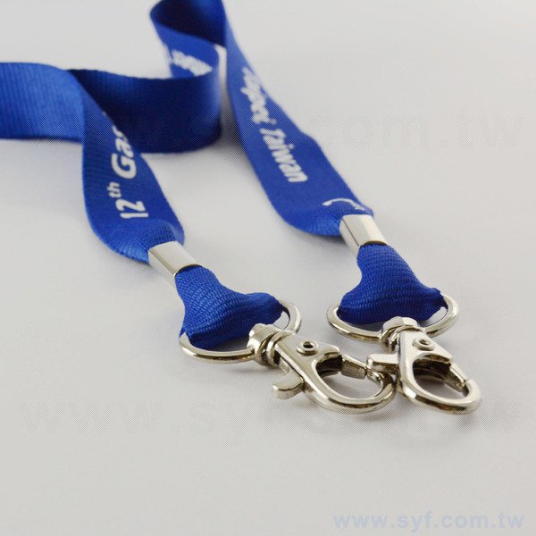 識別證帶-鋅鉤雙頭夾頸繩-旅展訂製公司印刷-客製化配件推薦-批發證件帶印刷