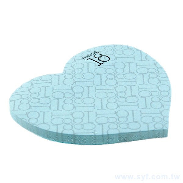 造型便利貼-無封面-7.5x7.5cm內頁單色印刷便利貼