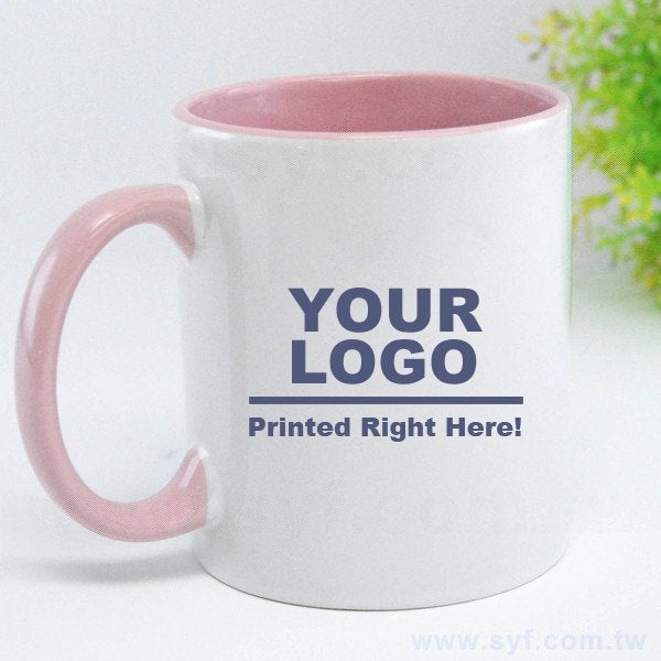 雙色馬克杯-陶瓷材質馬克杯轉印-可客製化印刷企業LOGO或宣傳標語