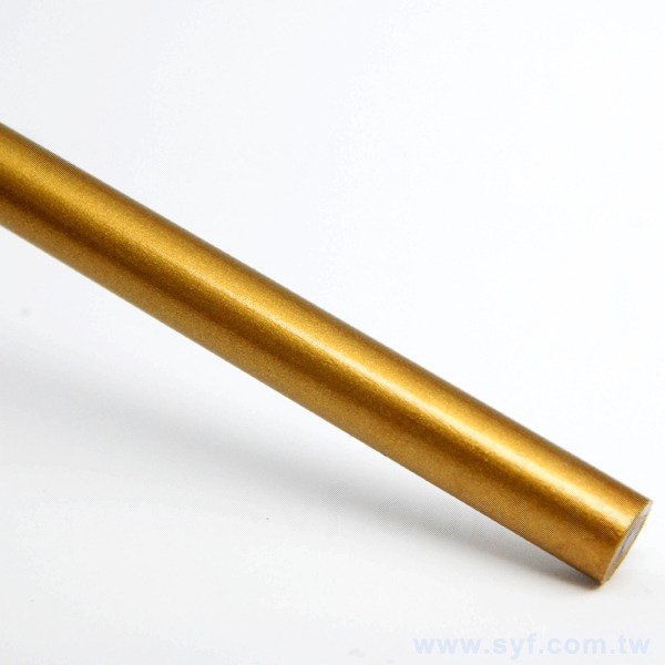 亮眼金銀烤漆鉛筆-橡皮擦頭廣告筆-可客製化加印LOGO