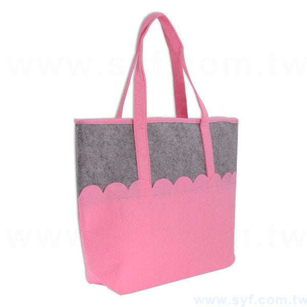 單色毛氈布袋印刷-T型袋