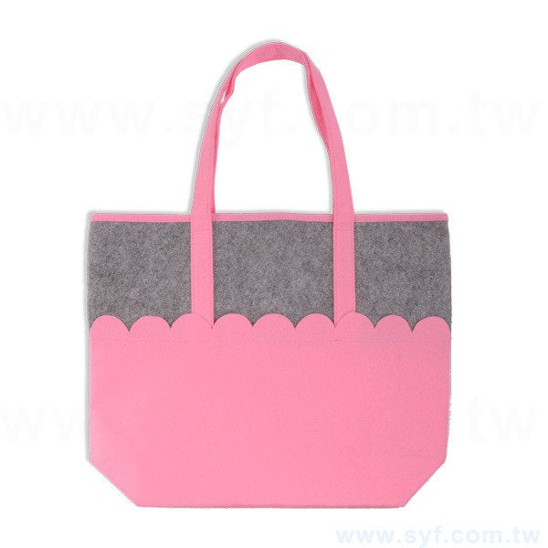 單色毛氈布袋印刷-T型袋