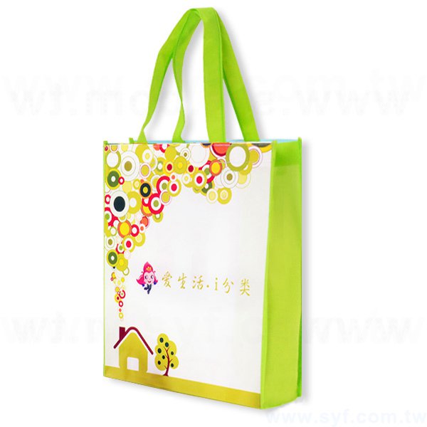 彩色不織布袋印刷-霧膜立體袋