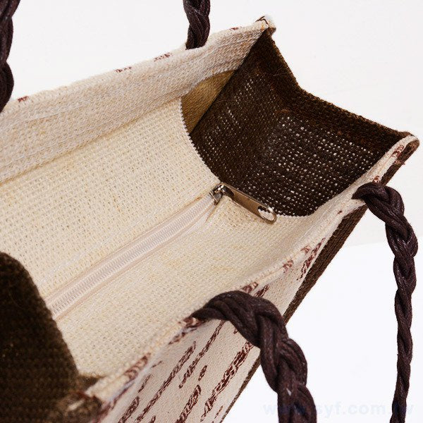 單色麻布袋印刷-立體袋