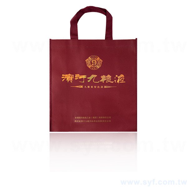 金色不織布袋印刷-霧膜立體袋