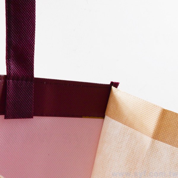 金色不織布袋印刷-霧膜立體袋